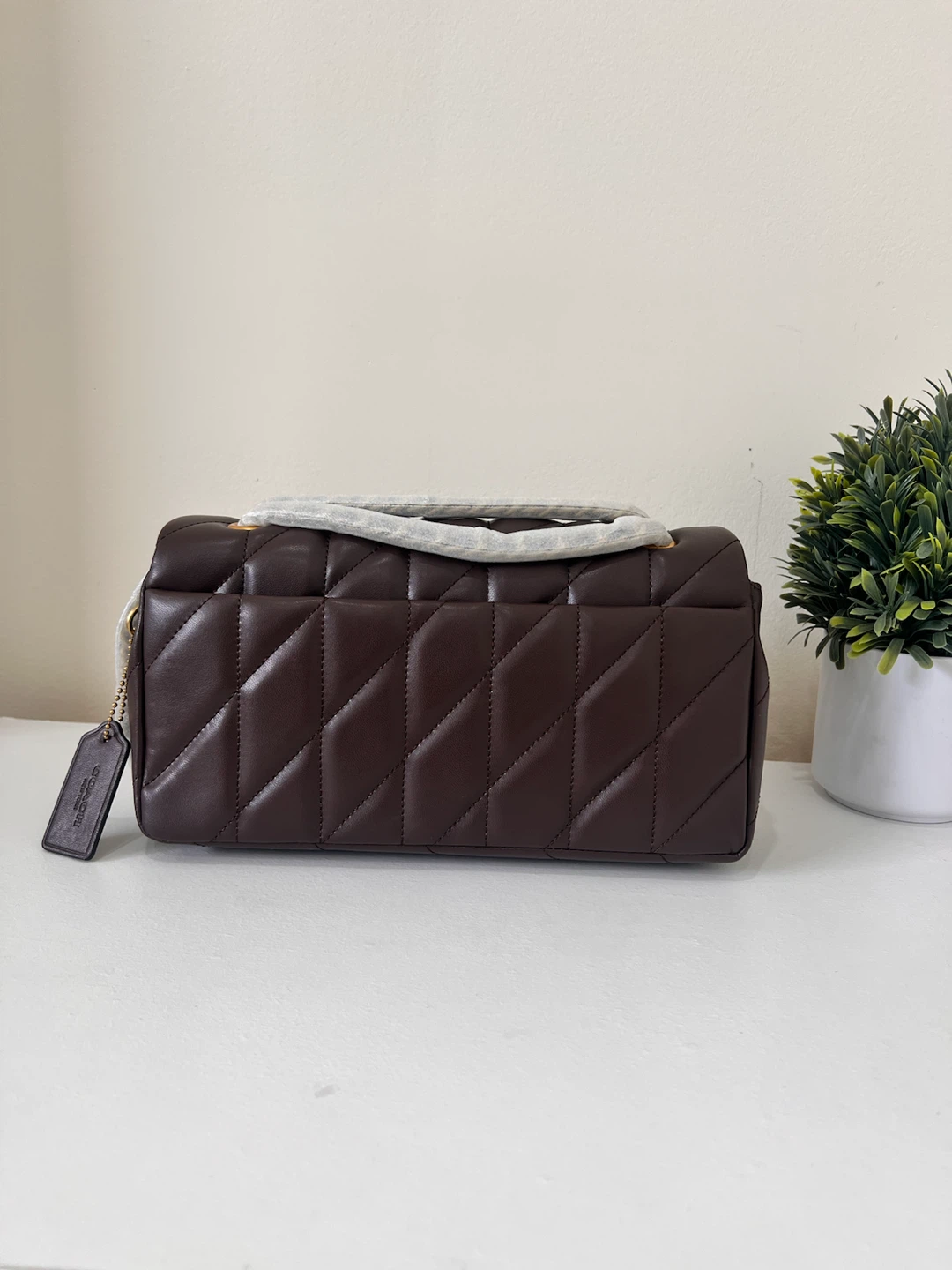 Coach The Tabby Bag in Dark Brown - photo 3