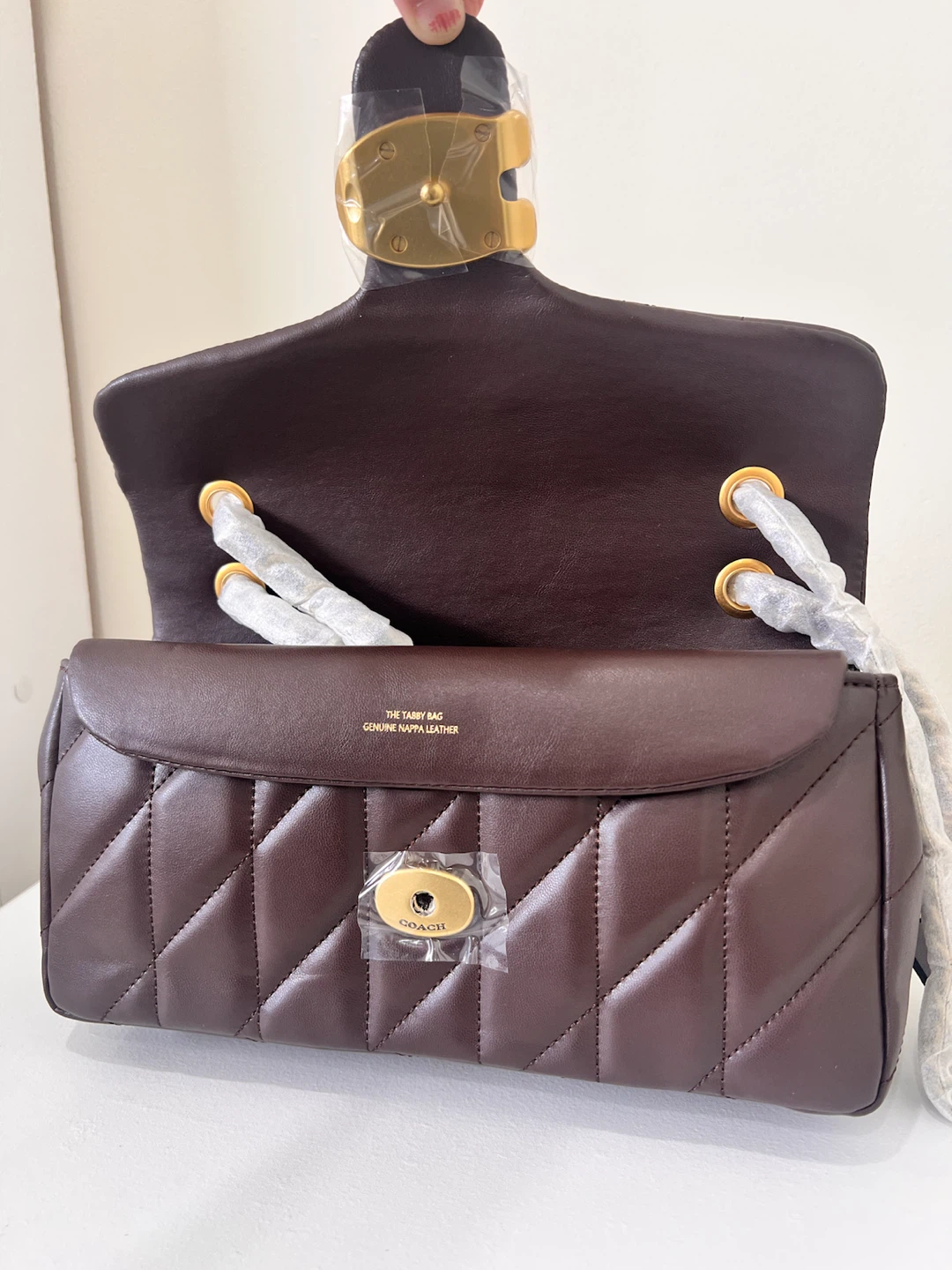 Coach The Tabby Bag in Dark Brown - photo 4