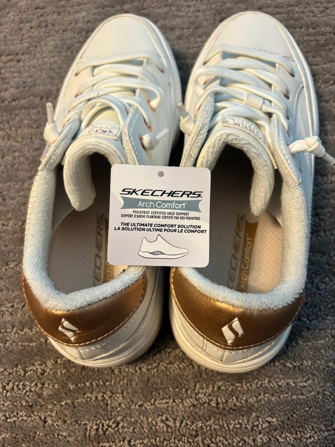 Skechers Arch Comfort White Sneakers - photo 2