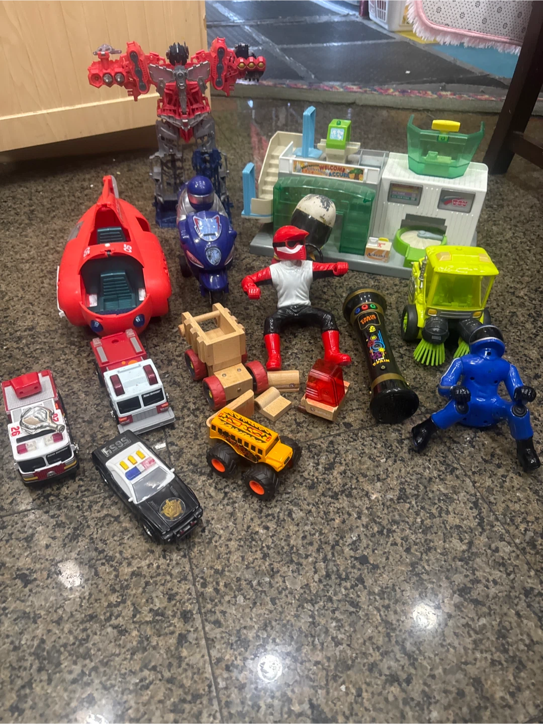 Assorted Kids Toy Vehicle and Playset Bundle