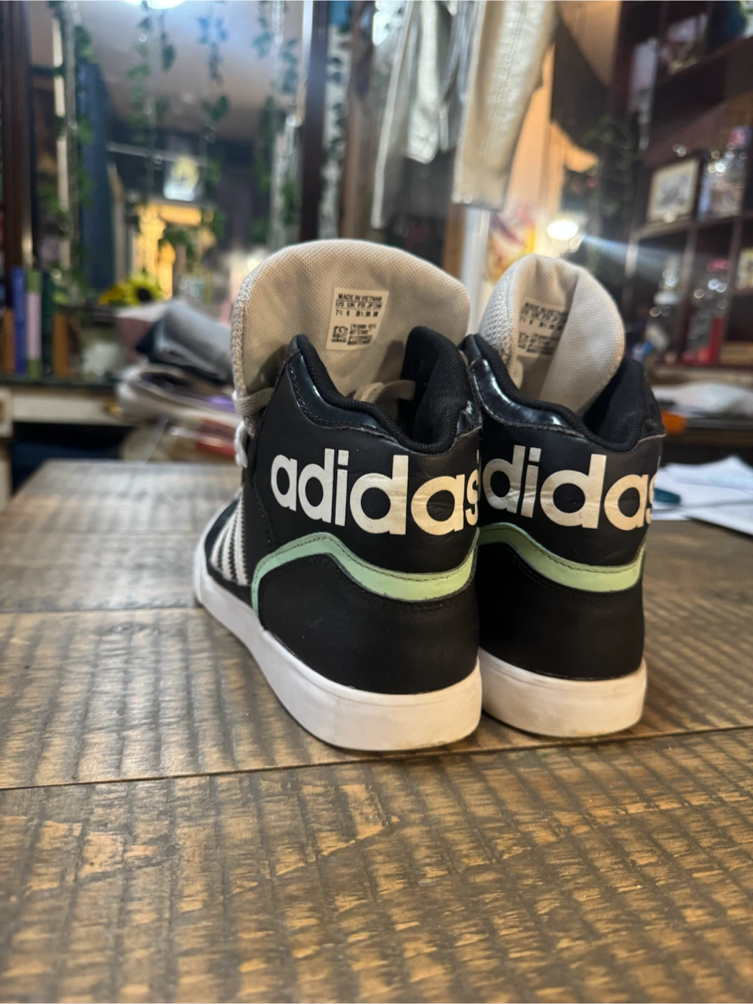 adidas Originals Extaball High Top Sneakers – Black/Mint - photo 2