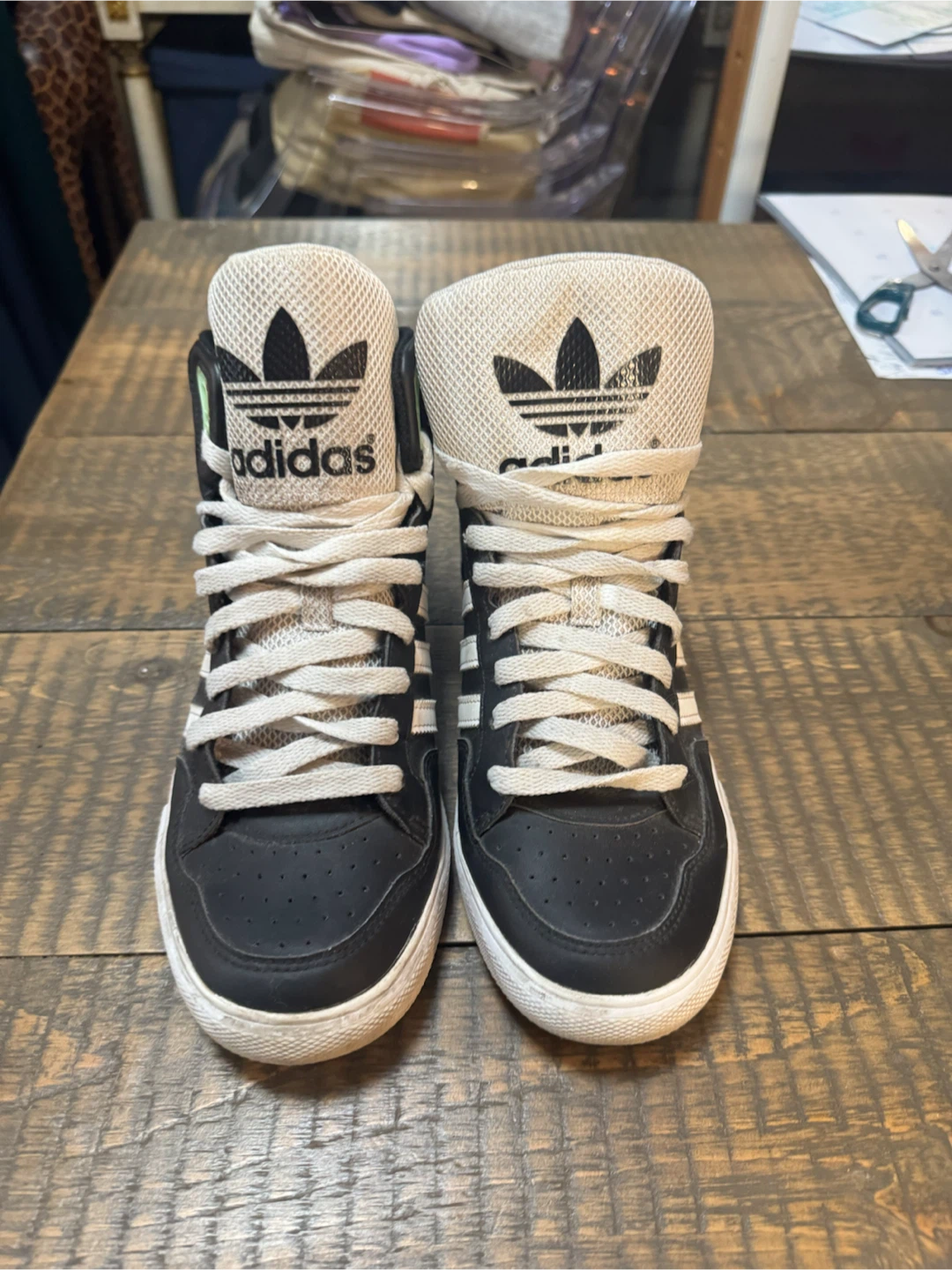 adidas Originals Extaball High Top Sneakers – Black/Mint - photo 3