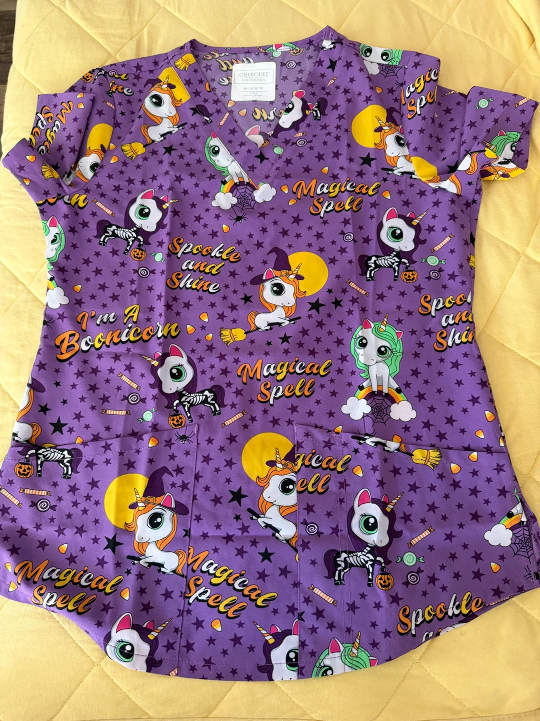 Cherokee Uniforms Scrubs Tops, Size XS - photo 2
