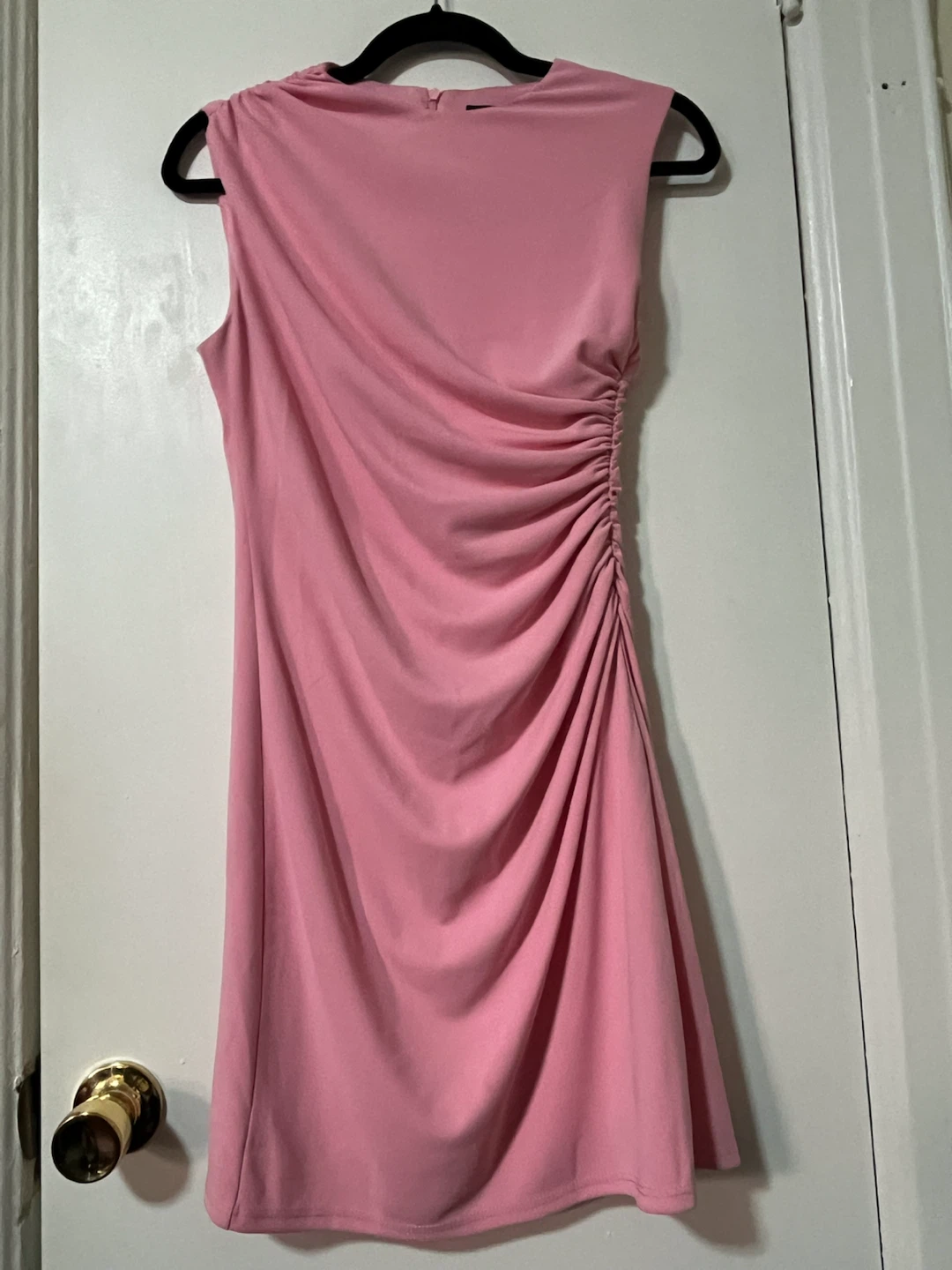 Zara Pink Ruched Mini Dress - photo 2