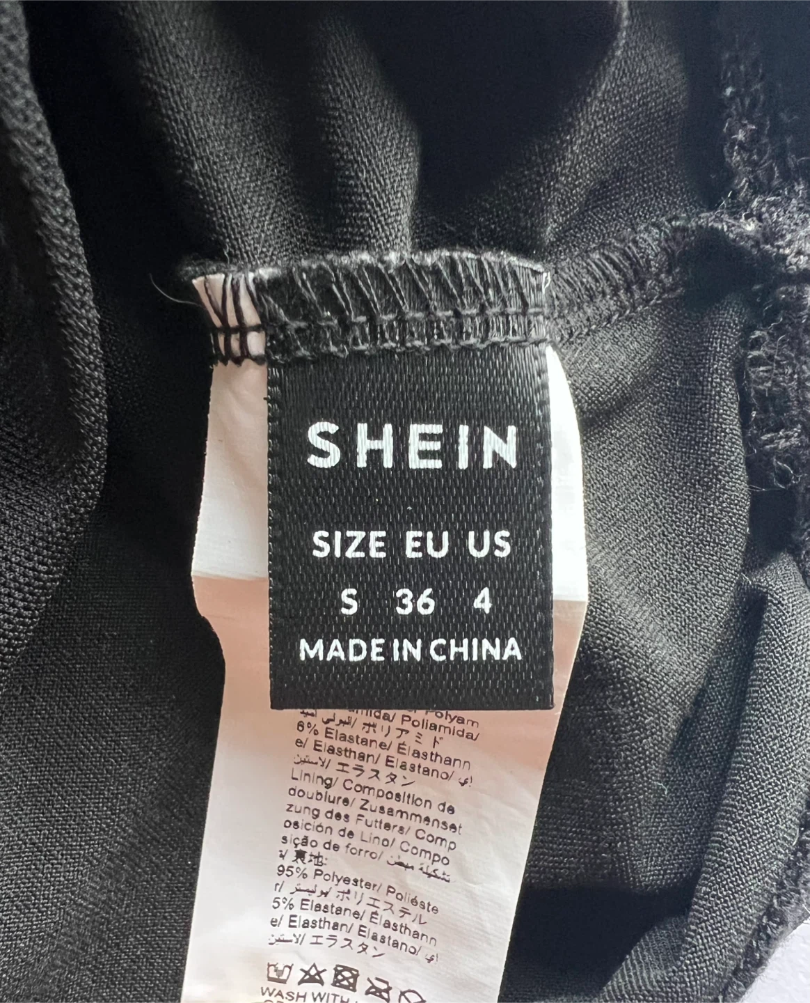 SHEIN Black Corset-Style Crop Top - photo 3