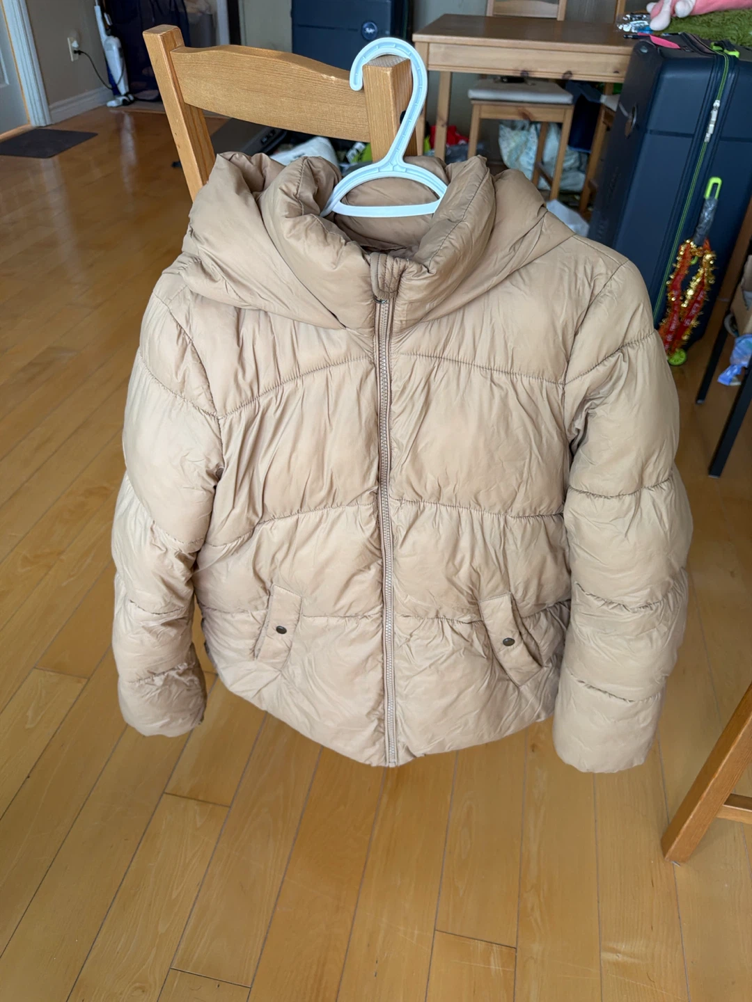 Vero Moda Tan Puffer Winter Jacket