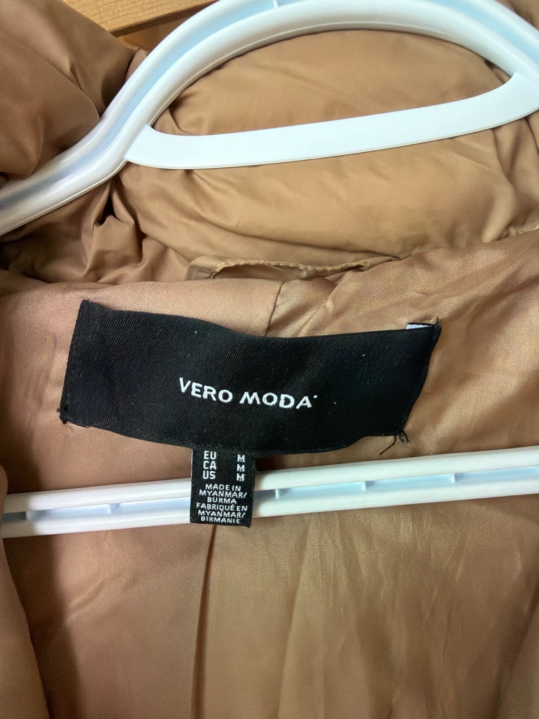 Vero Moda Tan Puffer Winter Jacket - photo 2