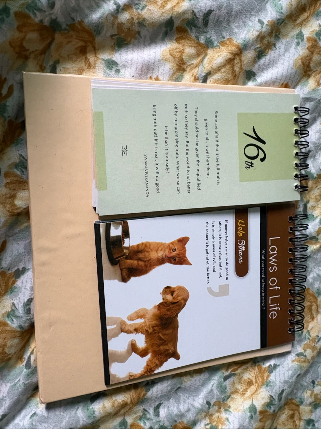 Laws of Life Every Year Calendar - photo 2