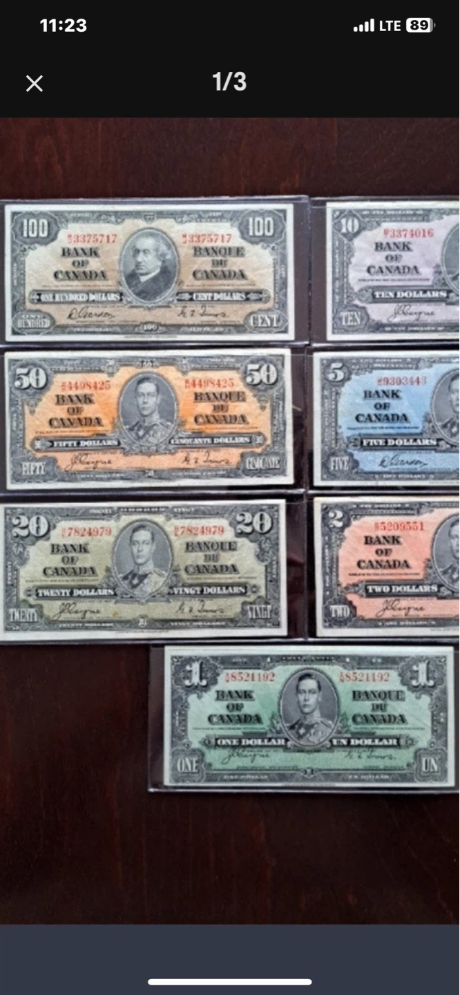 Collection of Vintage Canadian Coins and Banknotes - photo 4