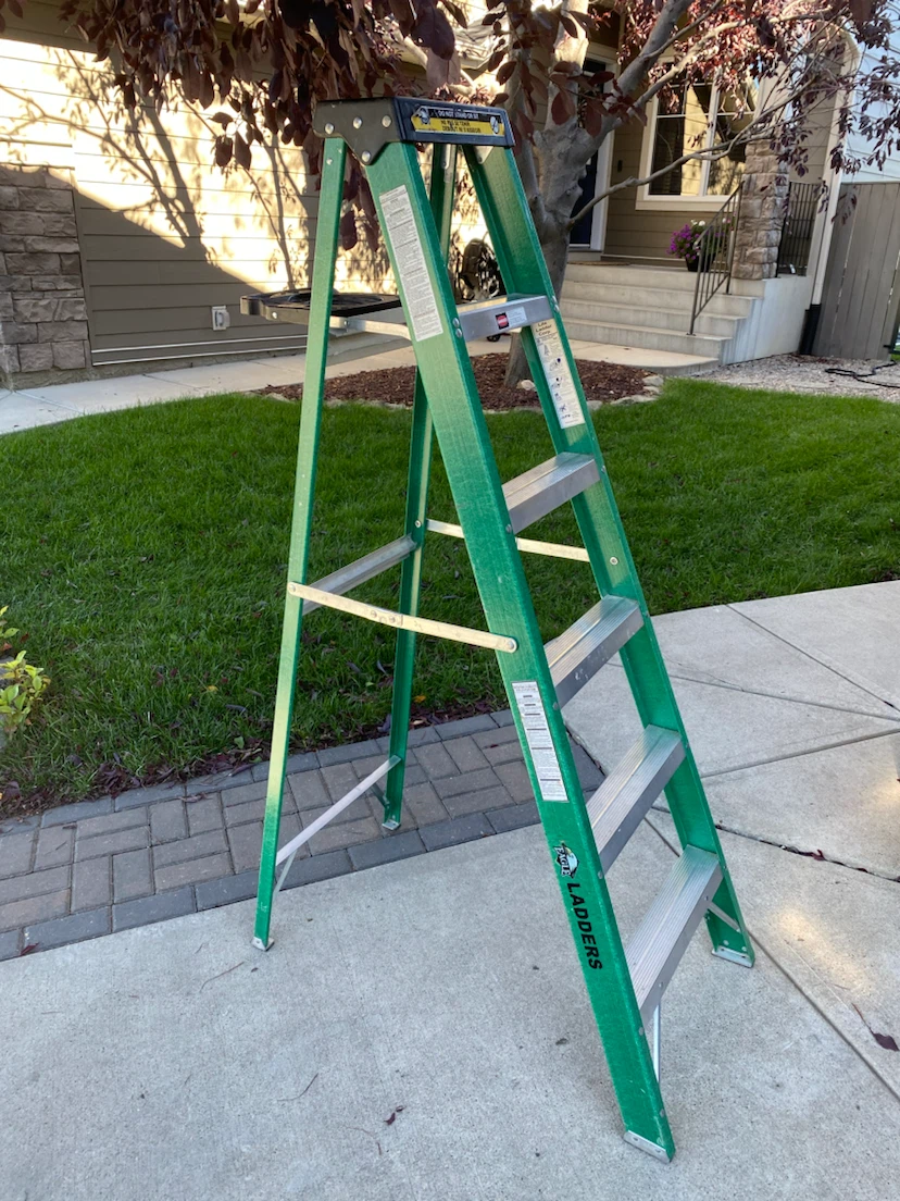 6 foot fibreglass step ladder