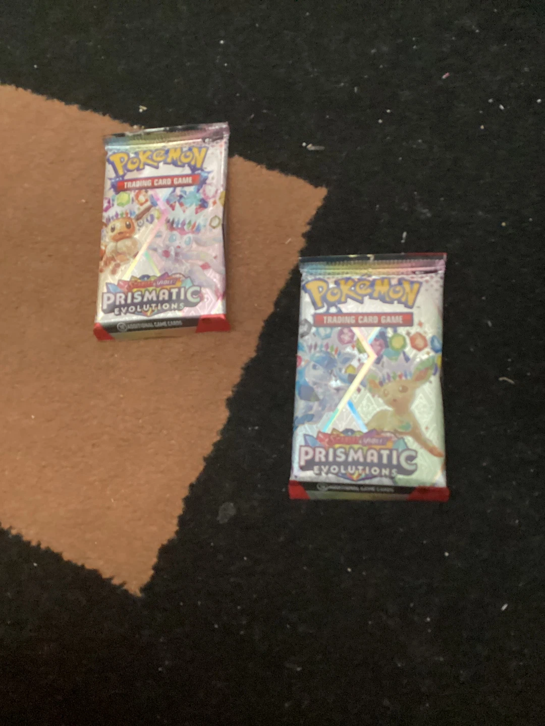 Two Pokemon Prismatic Evolutions Booster Packs