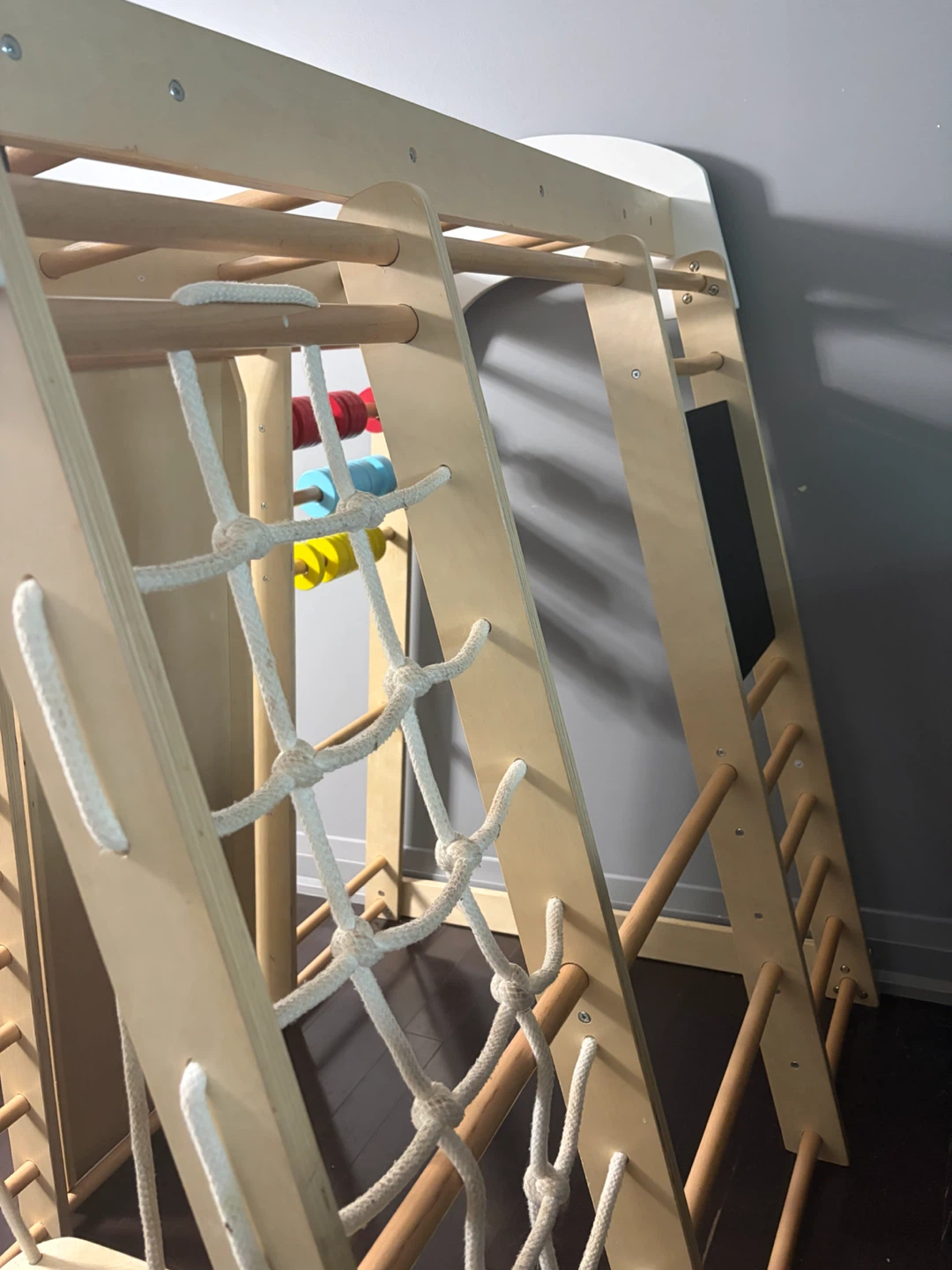 Wooden Kids Indoor Playground Climbing Gym - photo 3