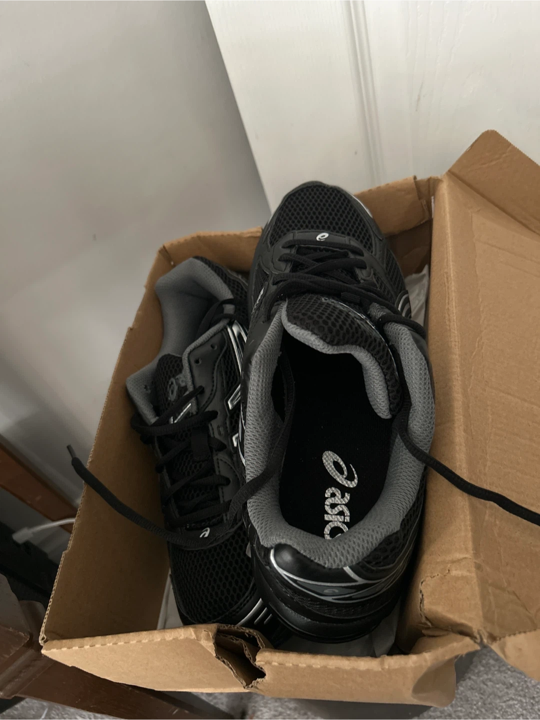 Asics Gel-1130 Men's Sneakers Black/Silver Size 9