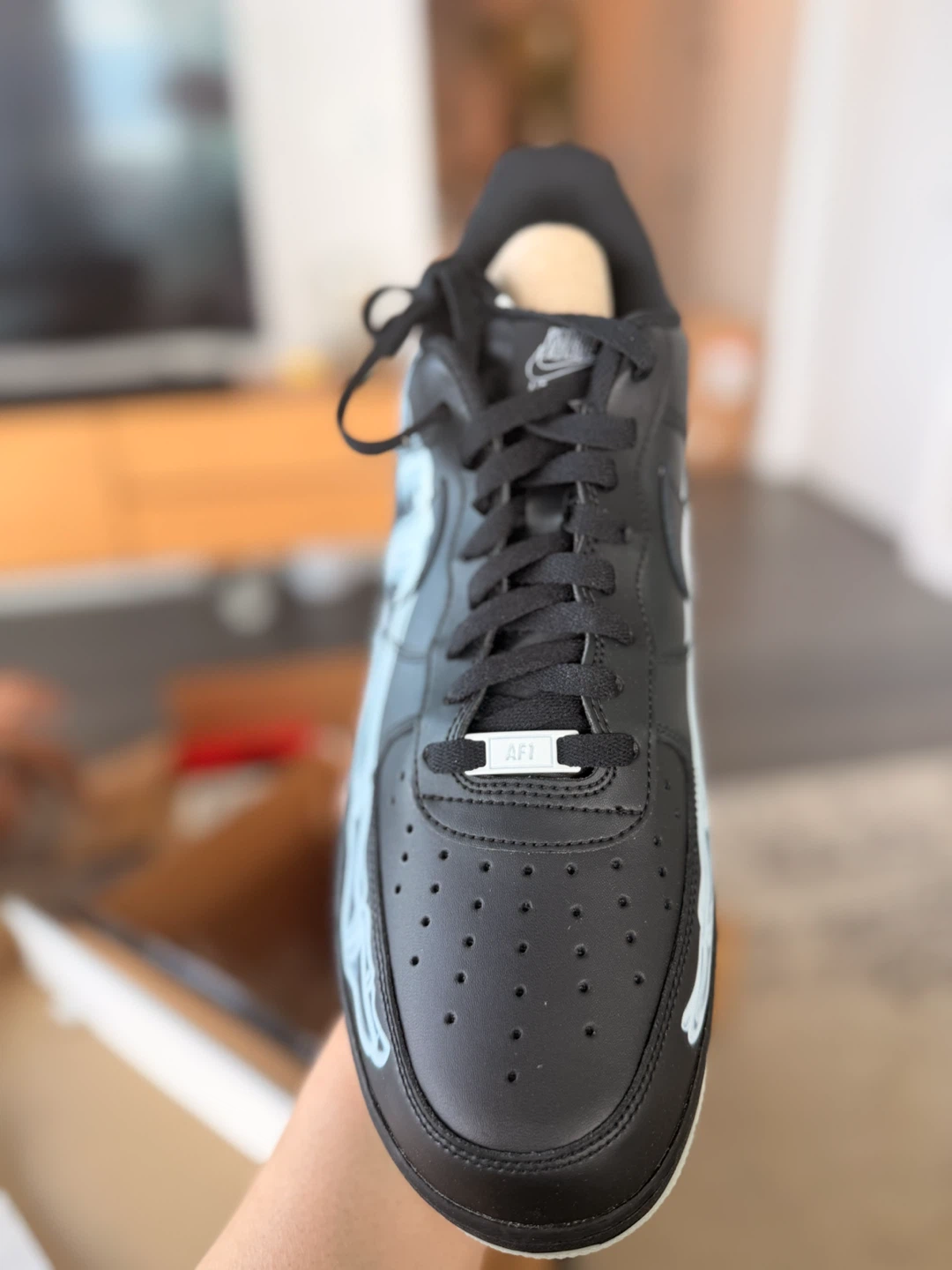 Nike Air Force 1 Skeleton Black - photo 3