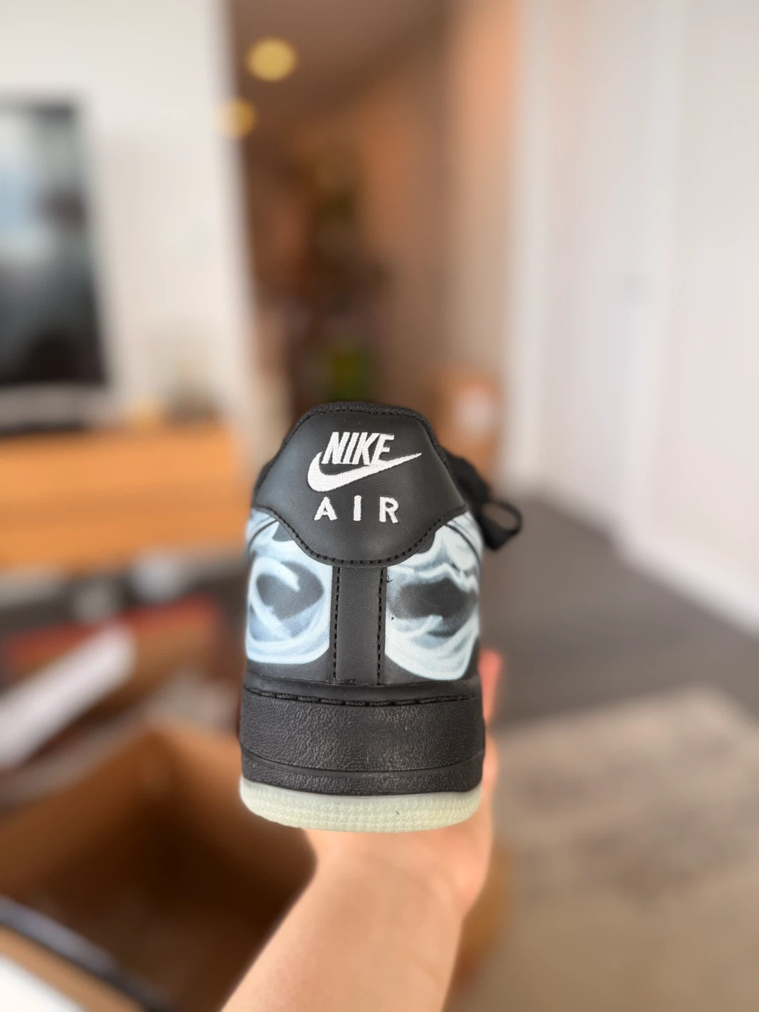 Nike Air Force 1 Skeleton Black - photo 5