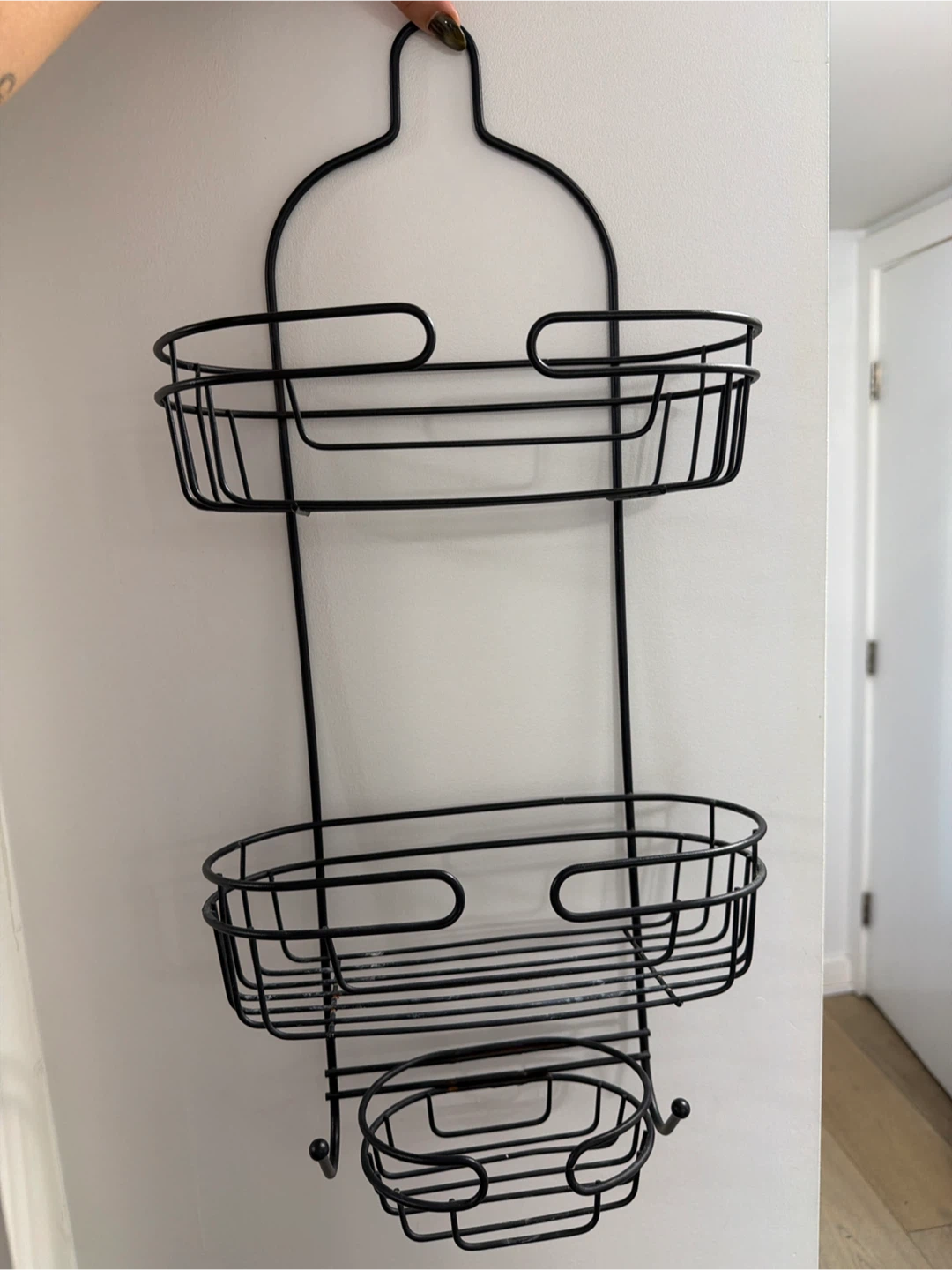 Black Wire Shower Caddy