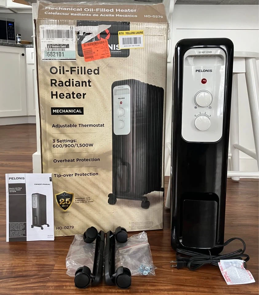 Open Box New 1500W Space Heaters Free Delivery - photo 3