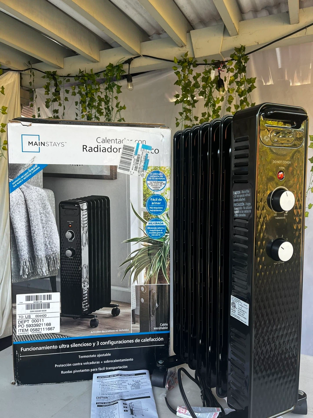 Open Box New 1500W Space Heaters Free Delivery - photo 4
