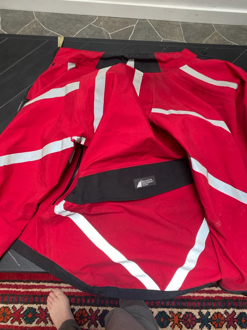 MEC Red Waterproof Jacket