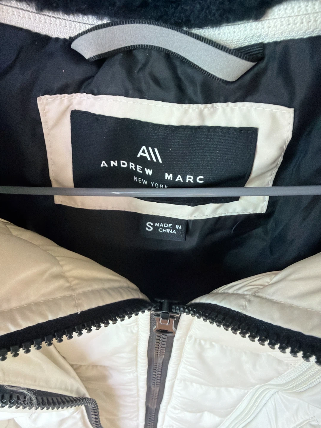 Andrew Marc Hybrid Down Jacket White - photo 2