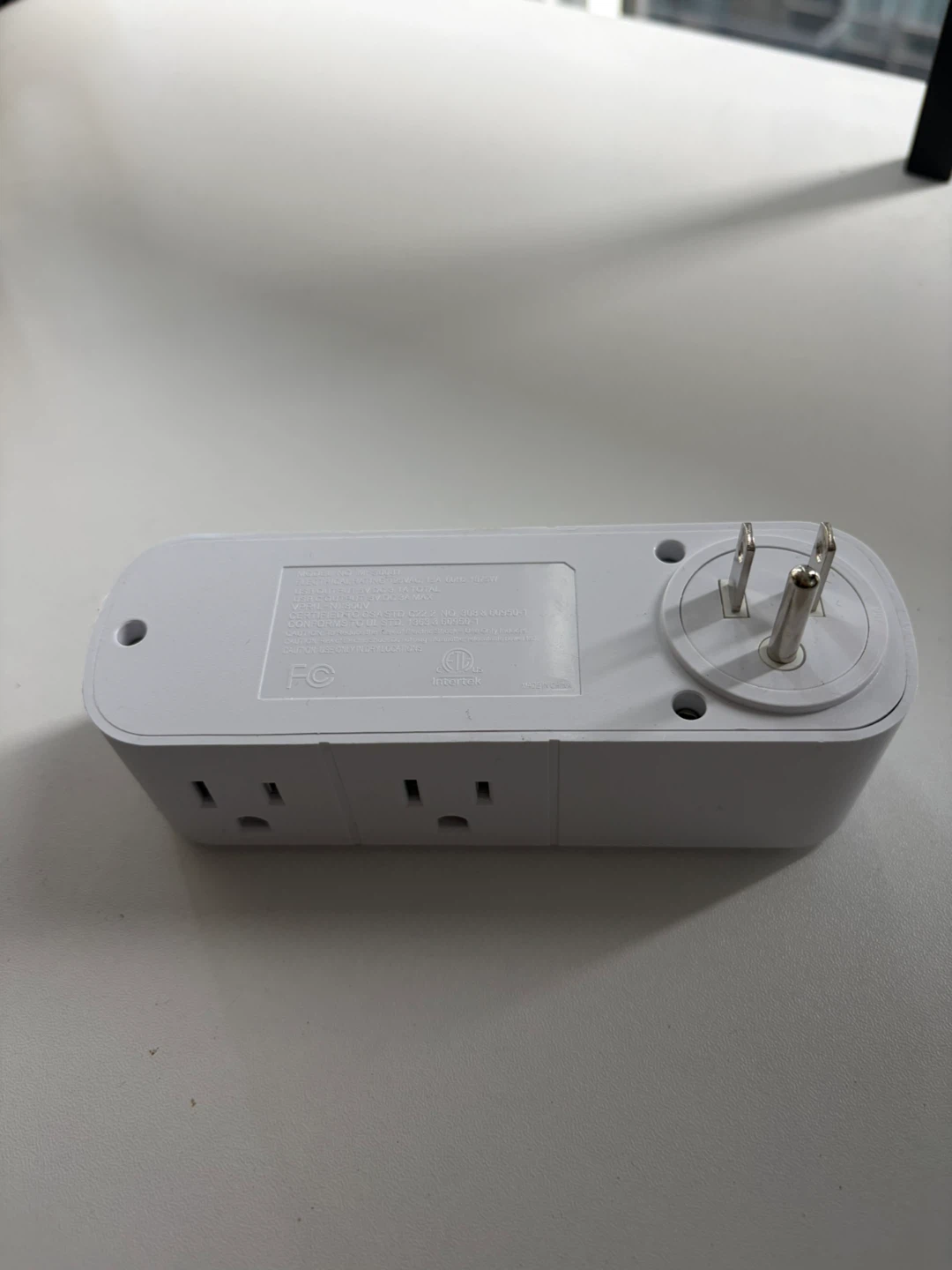 Wall Outlet Extender 6 connection extension, 2USB and 1USB-C - photo 3