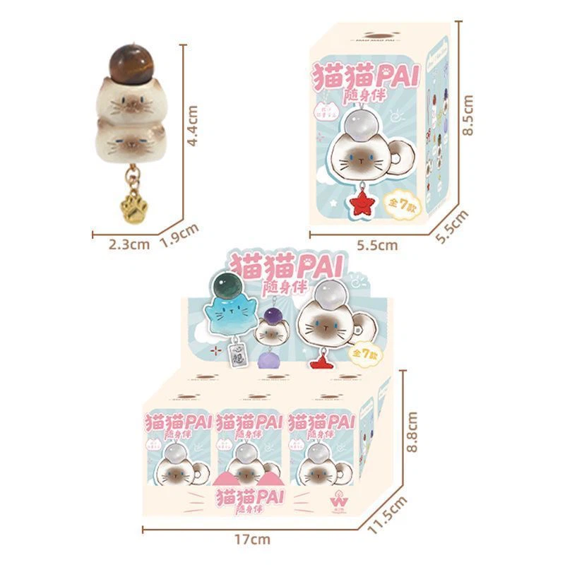 6 Cat Blind boxes Unopened (ALL 6 for 25)