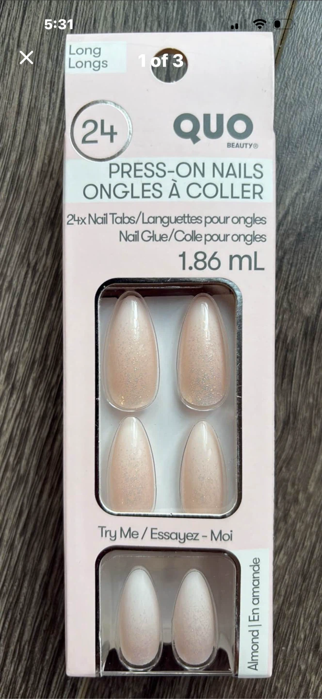 NEW 24 Quo Press On Nails