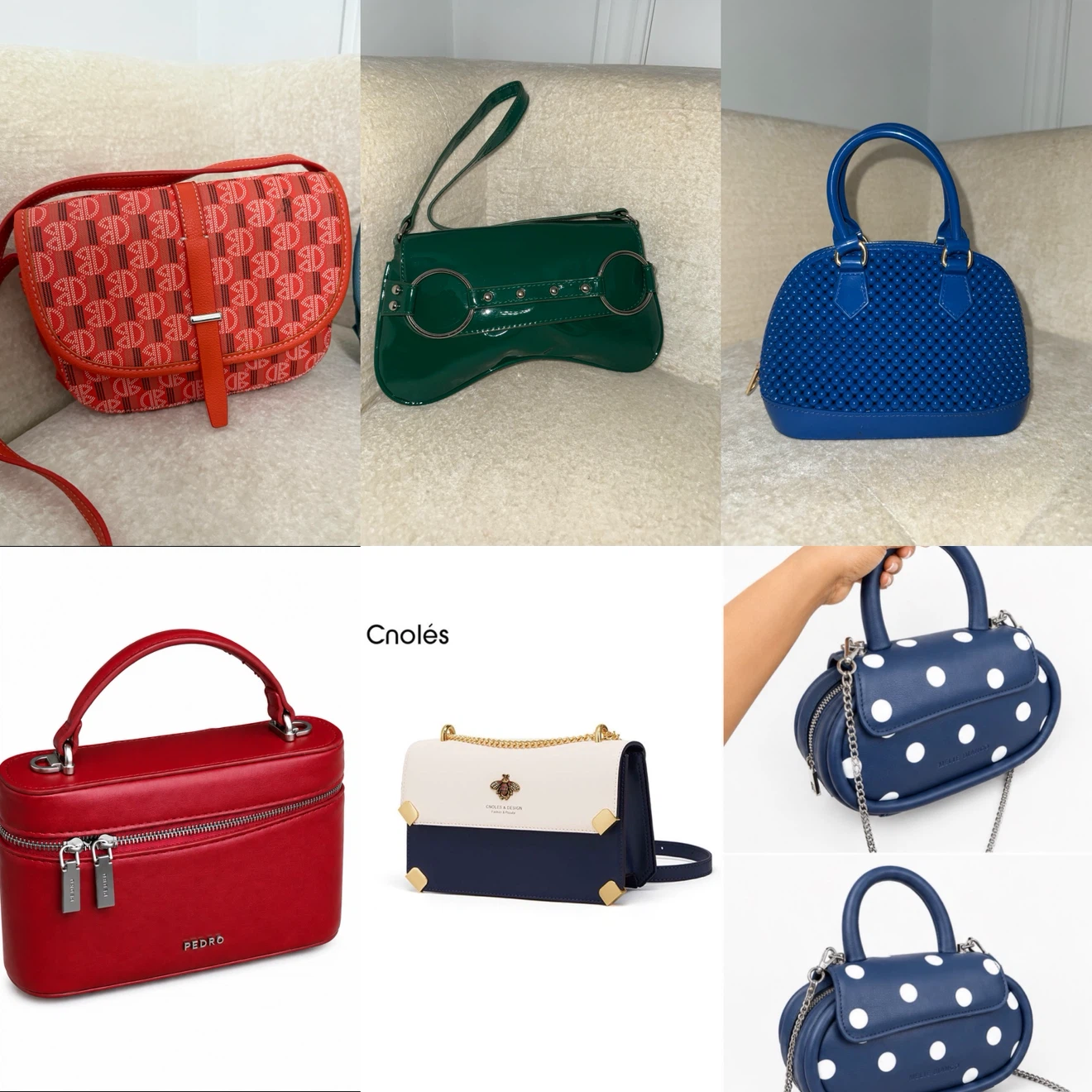 Assorted Fashion Handbags lot.