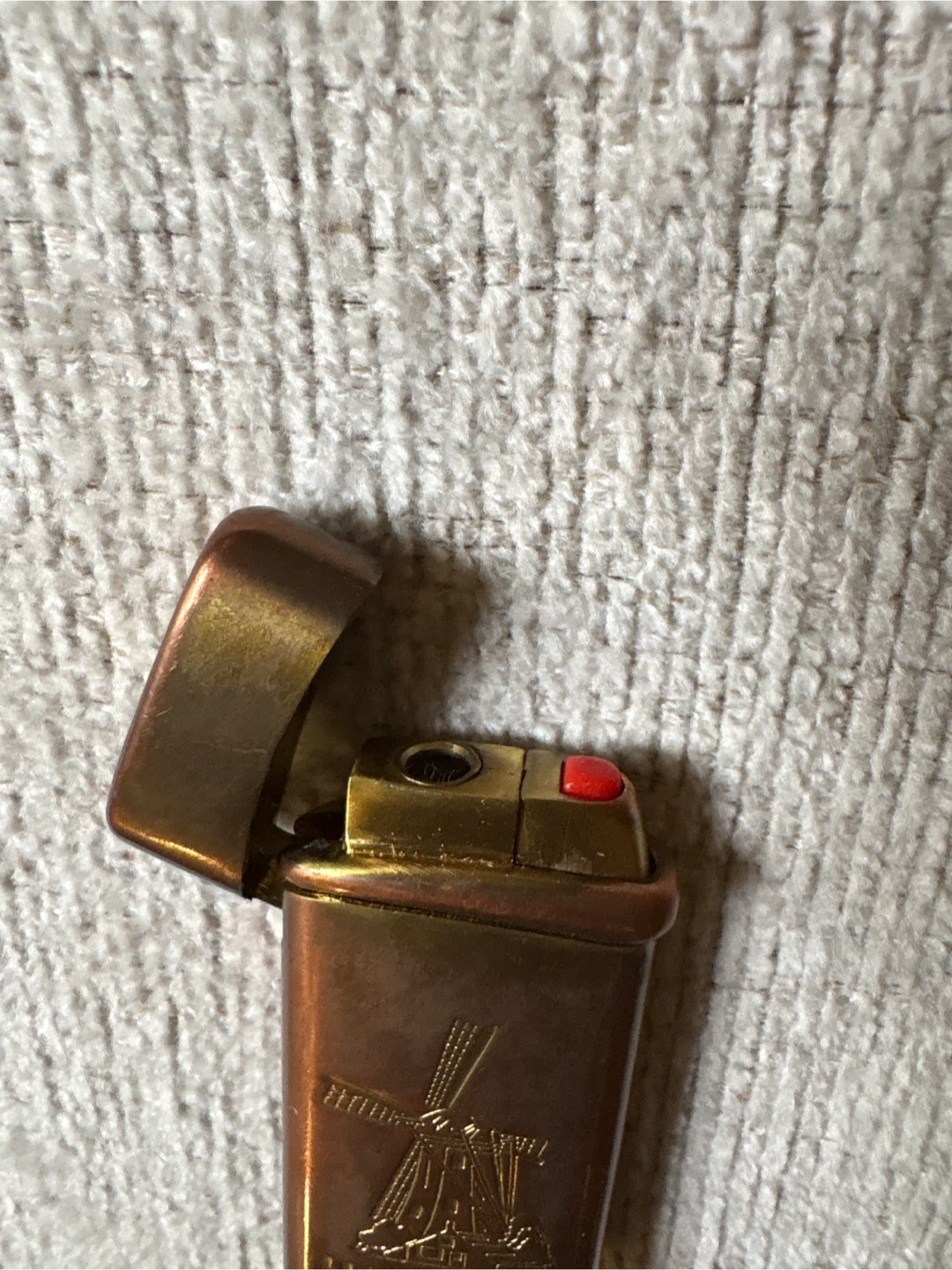 Vintage Holland Windmill Metal Lighter - photo 3