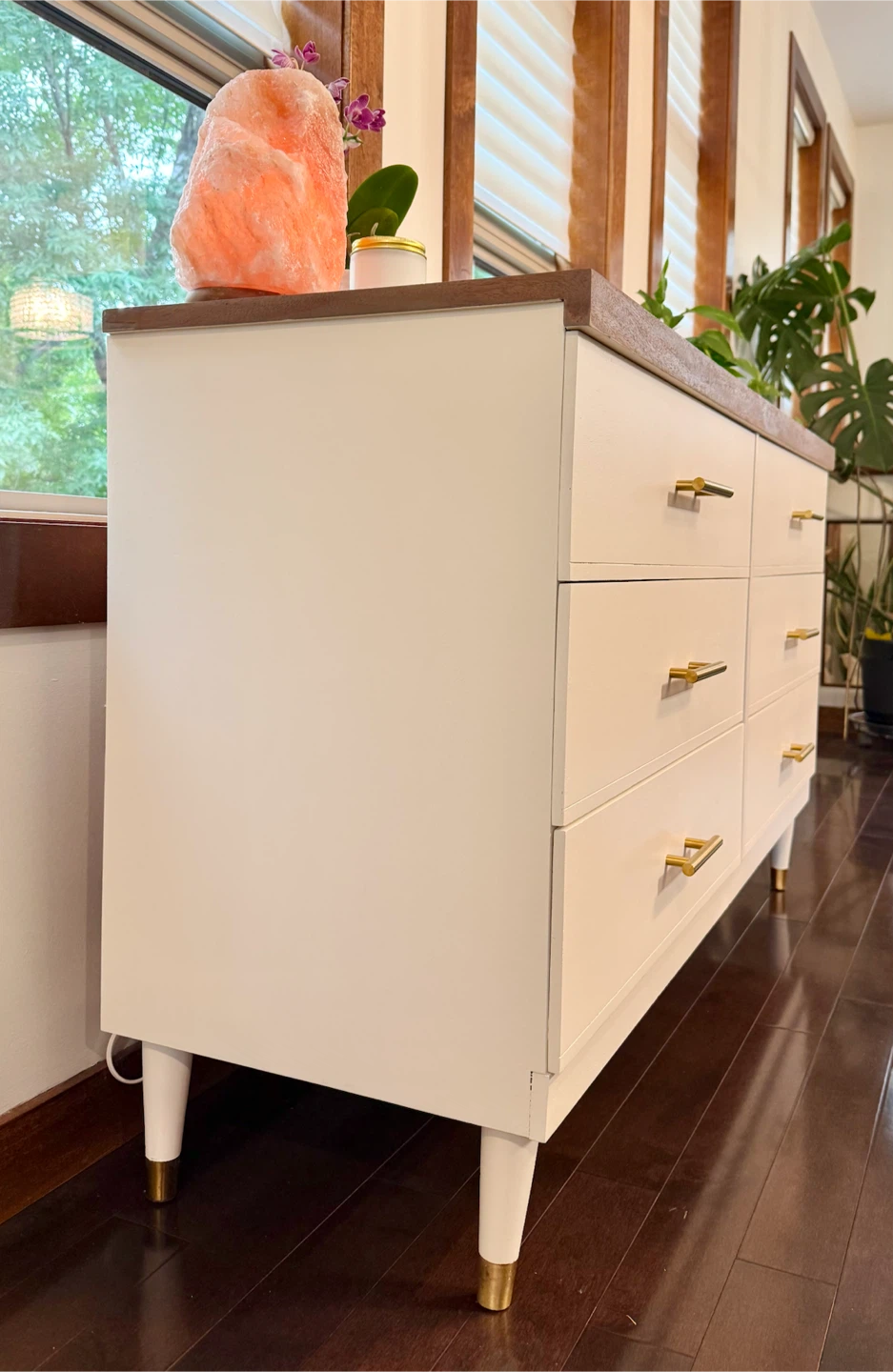 Refinished Solid Wood 6-Drawer Dresser - photo 4