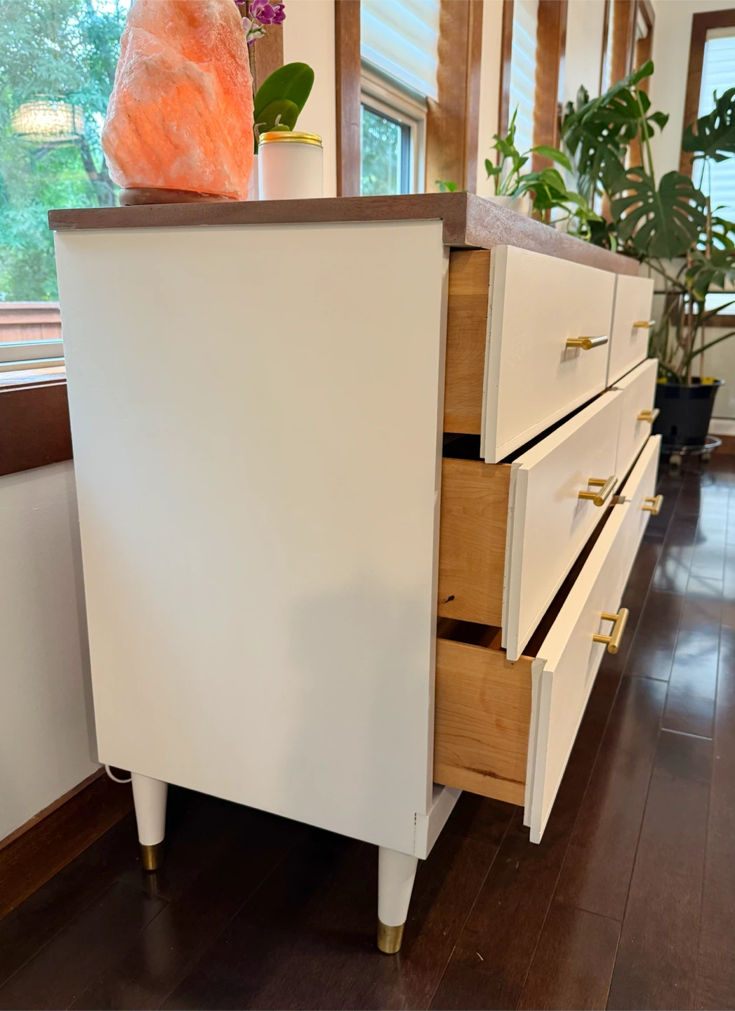 Refinished Solid Wood 6-Drawer Dresser - photo 5