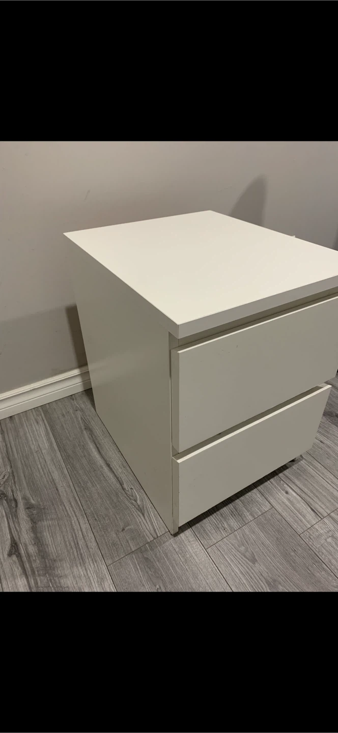 IKEA White STORKLINTA 2-Drawer Chest - photo 2