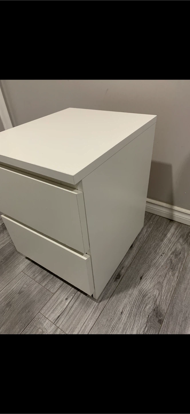 IKEA White STORKLINTA 2-Drawer Chest - photo 3