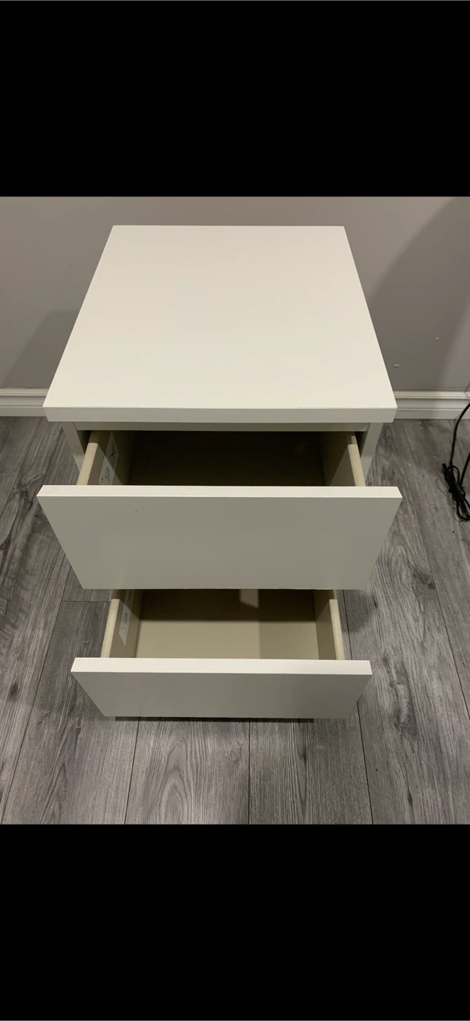 IKEA White STORKLINTA 2-Drawer Chest - photo 4