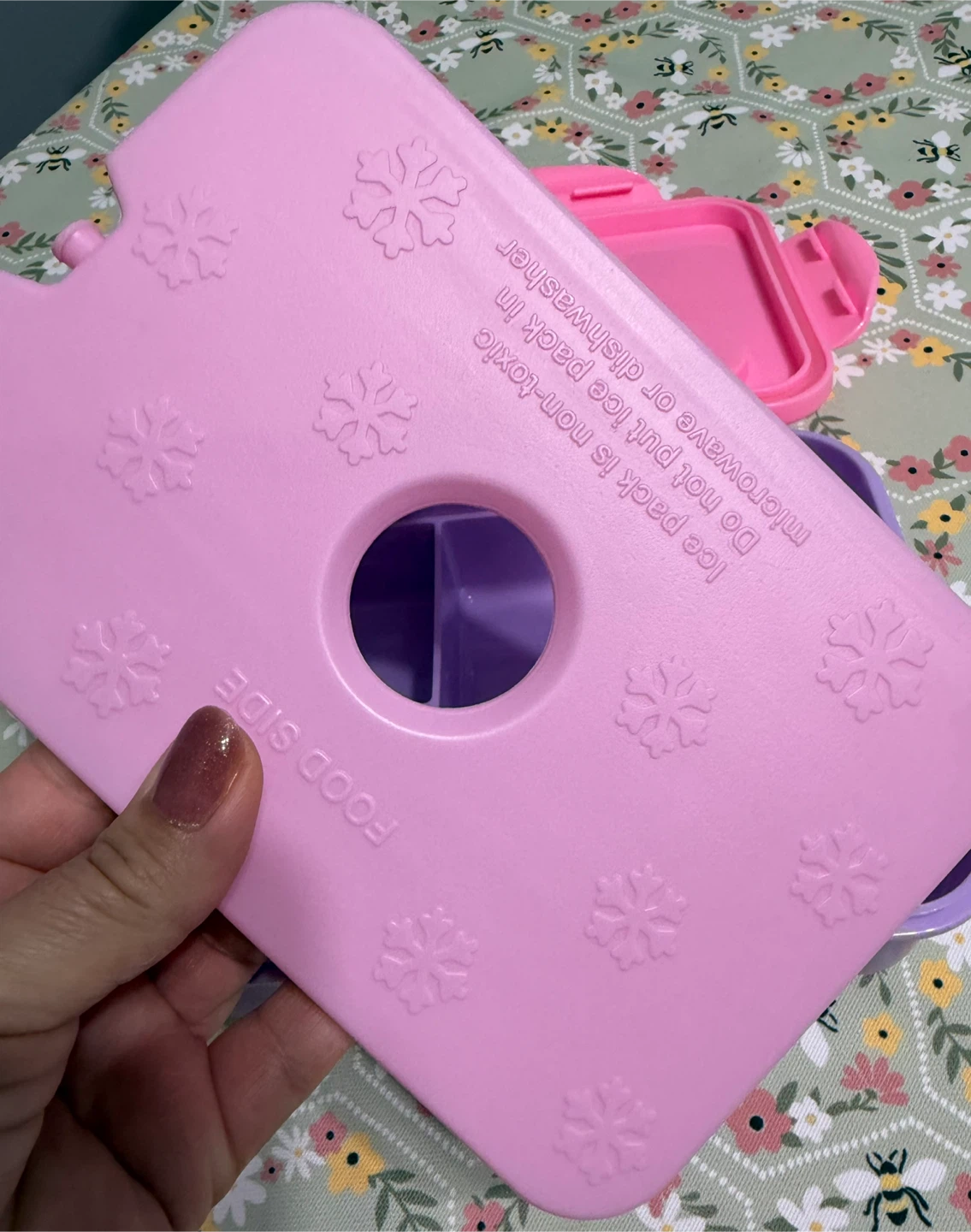 Kids Pink Lunch Box with Ice Pack - photo 4
