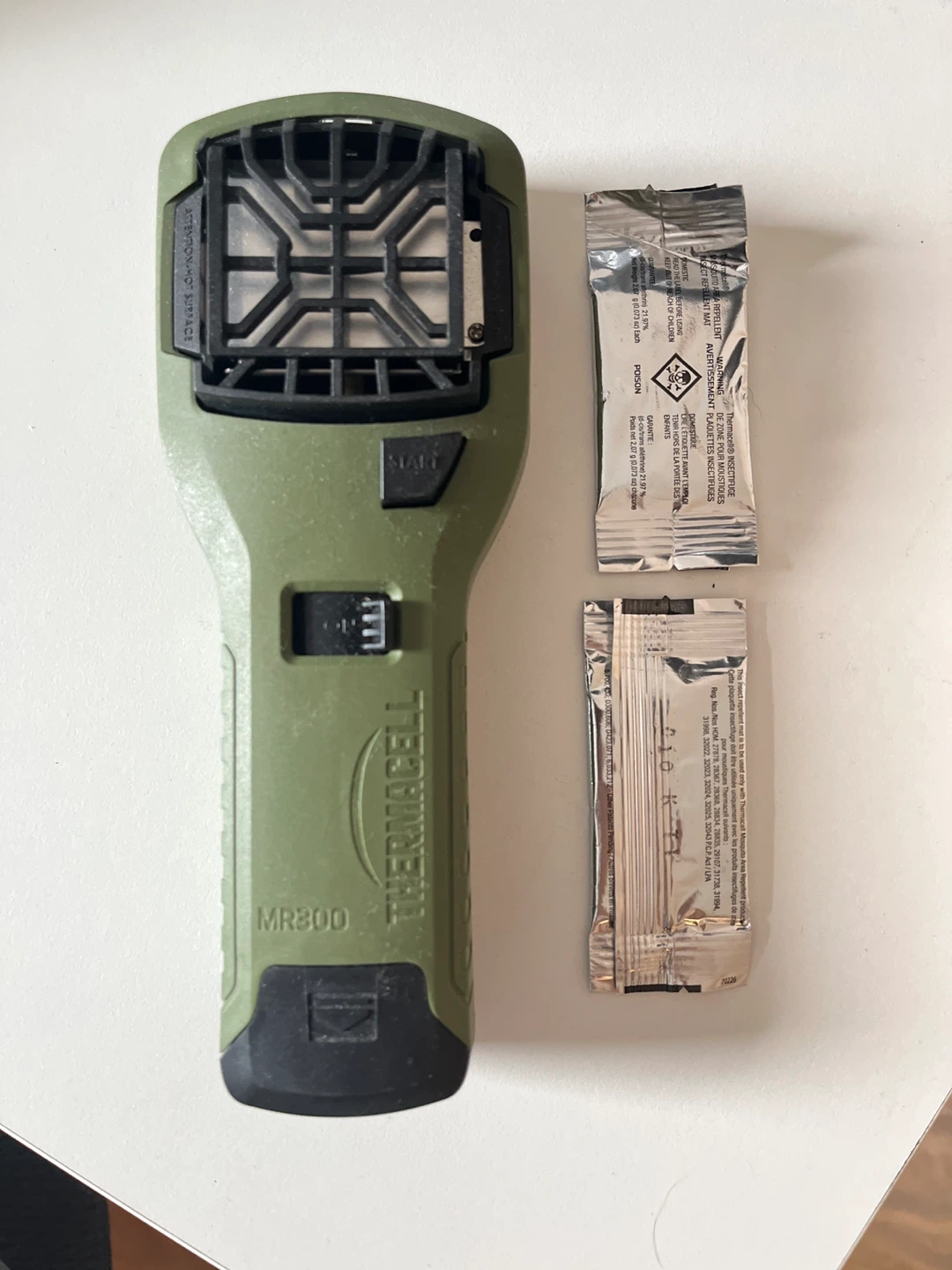 Never used- Thermacell MR300 Portable Mosquito Repellent