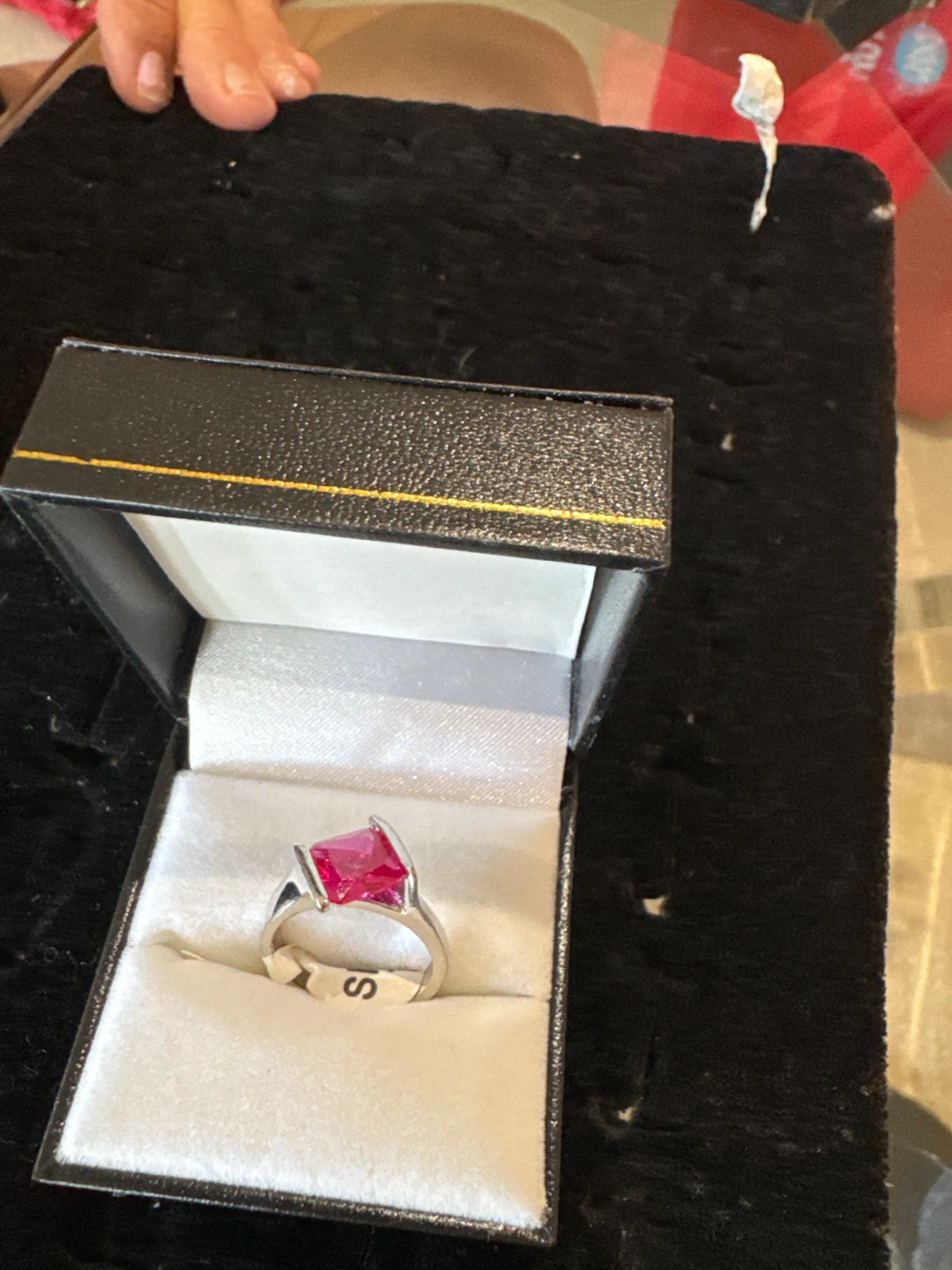 Pink Stone Ring - photo 2