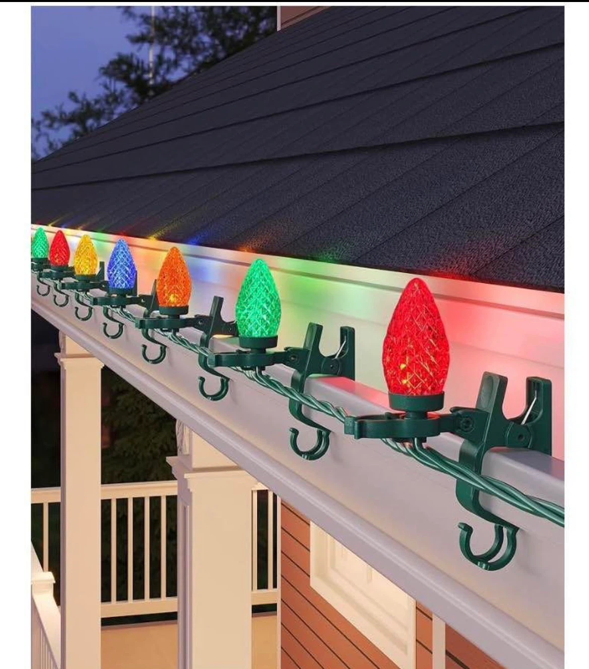 C9 LED Multi-Colour Christmas Lights - 67FT