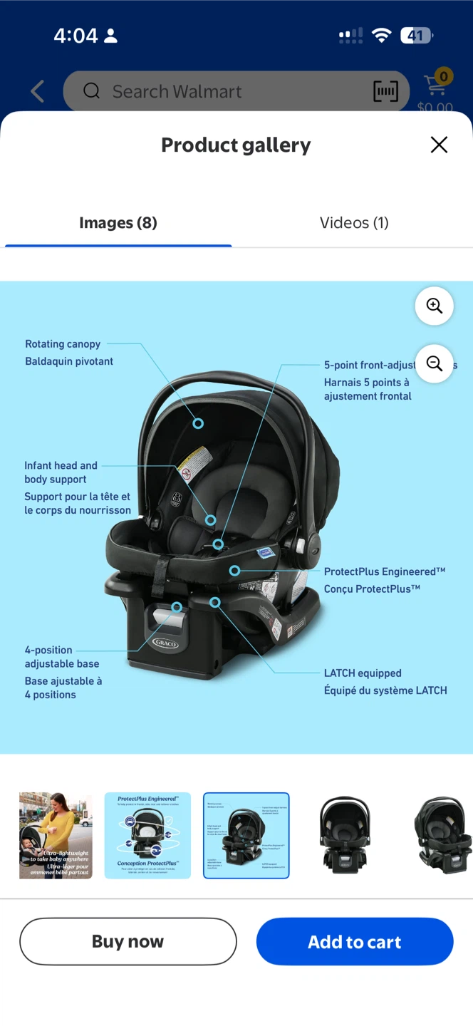 Graco Infant Car Seat with Base - photo 5