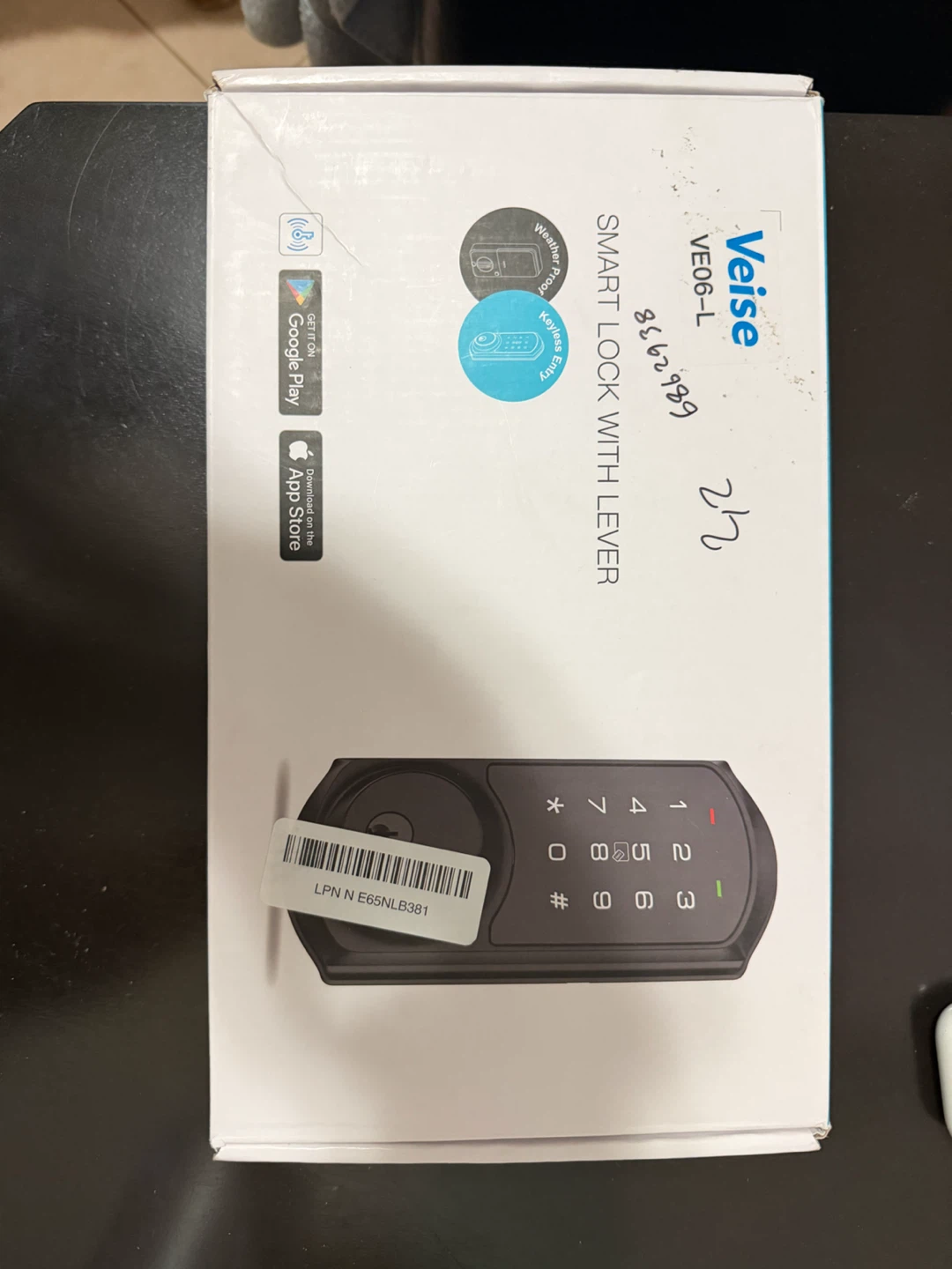 Veise VE06-L Smart Lock with Lever