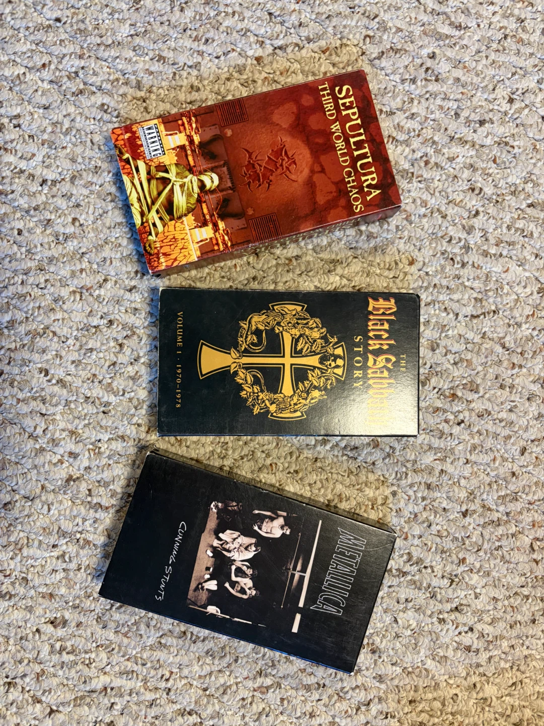 Sepultura, Metallica, The Black Sabbath VHS