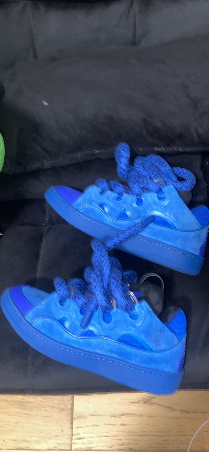 Lanvin Curb Sneakers Blue
