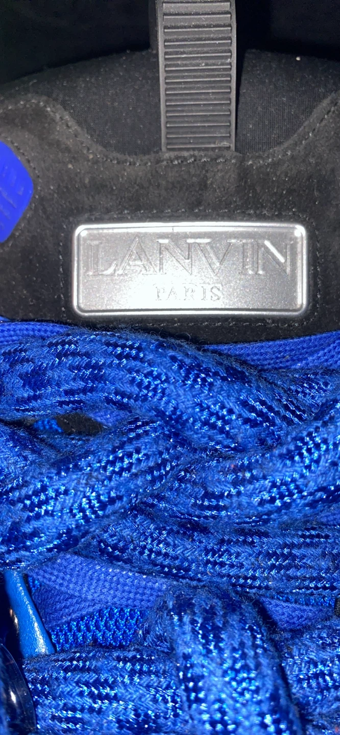Lanvin Curb Sneakers Blue - photo 4