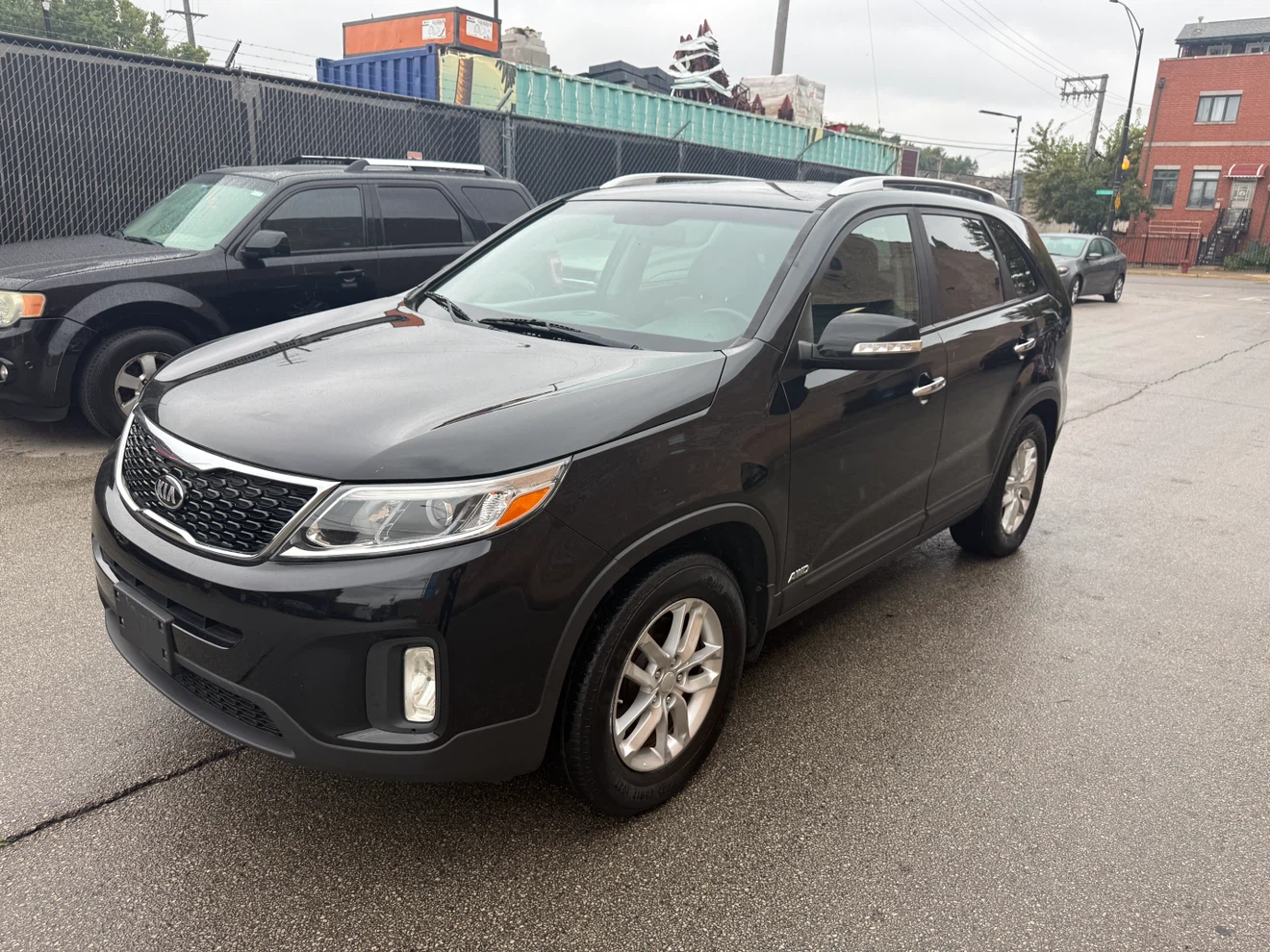 Black Kia Sorento SUV