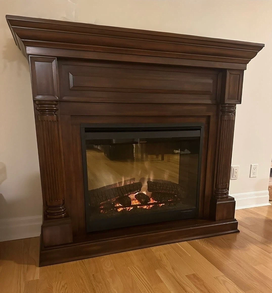 Selling fireplace.