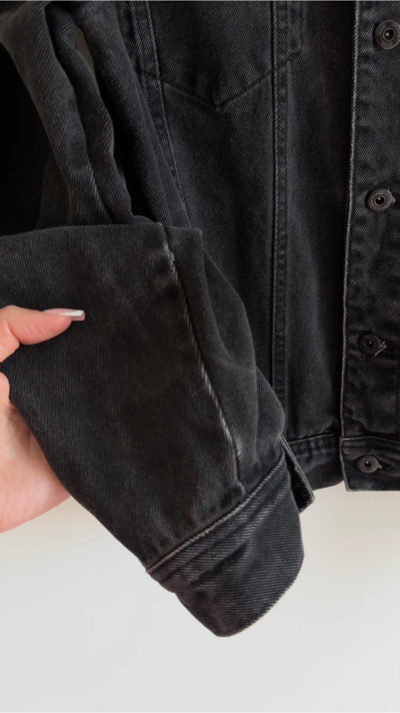 Zara Man Black Denim Jacket - photo 3