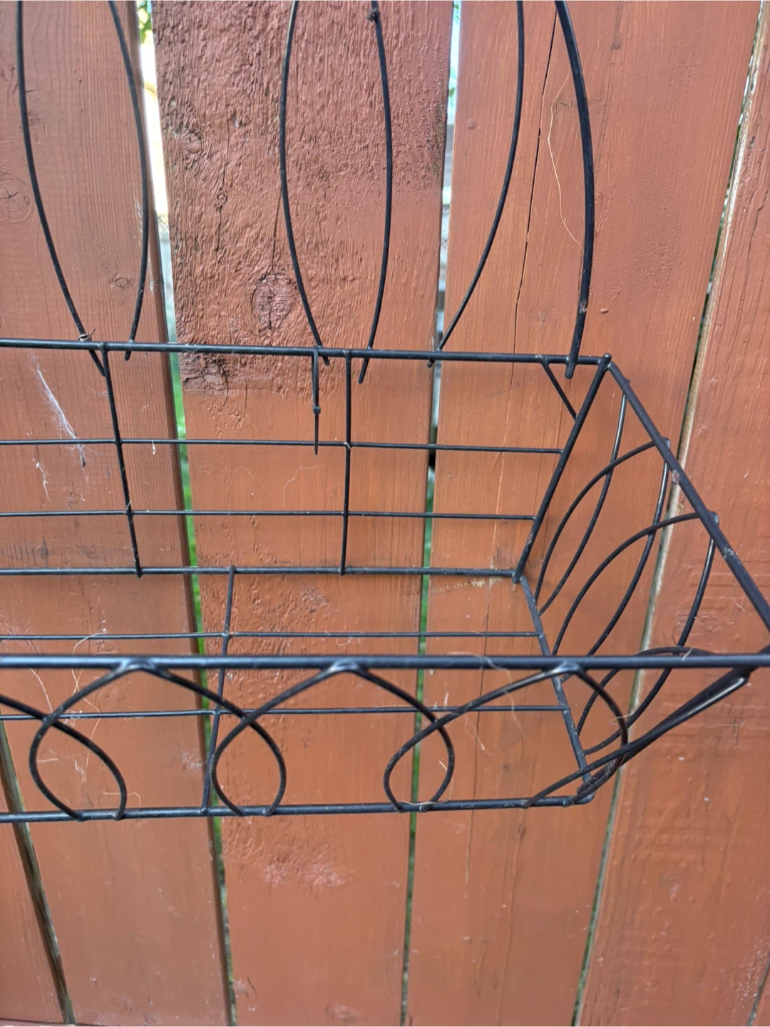 Black Wire Wall Hanging Basket - photo 3