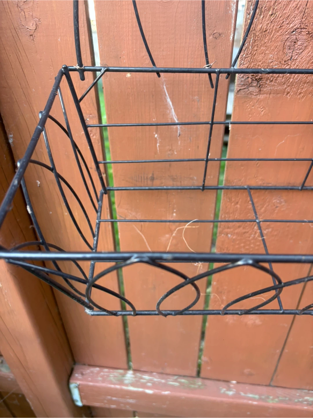 Black Wire Wall Hanging Basket - photo 4