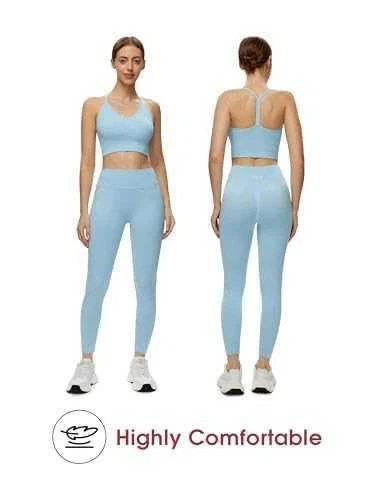 NANJI Light Blue Activewear Leggings Size L