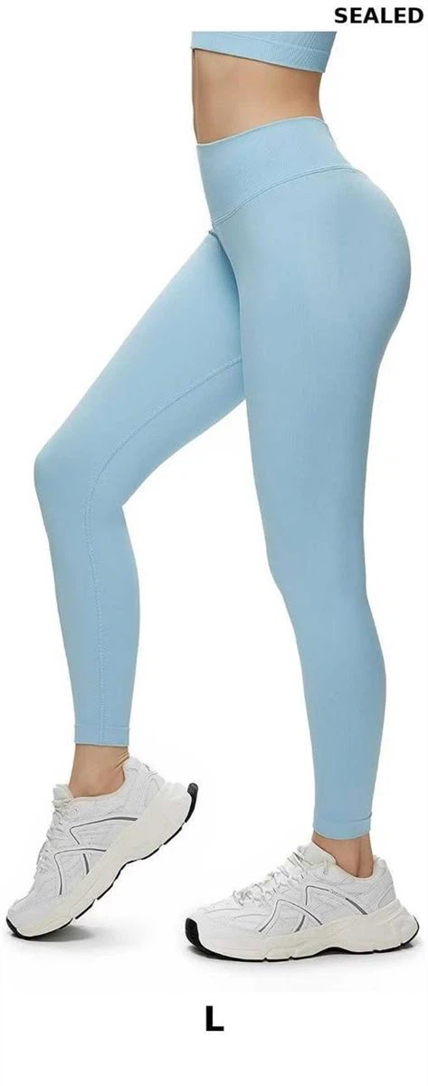 NANJI Light Blue Activewear Leggings Size L - photo 3